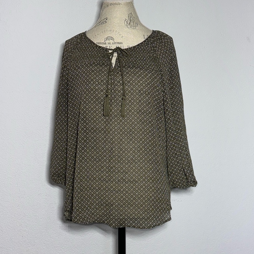 Sonoma Printed Chiffon Blouse